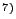 $^{7)}$