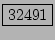 \fbox{32491}