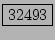 \fbox{32493}