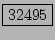 \fbox{32495}