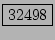 \fbox{32498}