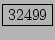 \fbox{32499}