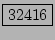 \fbox{32416}