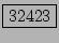 \fbox{32423}