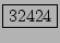 \fbox{32424}