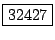 \fbox{32427}