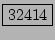 \fbox{32414}