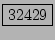 \fbox{32429}