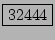 \fbox{32444}