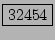\fbox{32454}