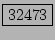 \fbox{32473}