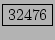 \fbox{32476}
