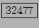 \fbox{32477}