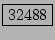 \fbox{32488}