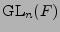 ${\rm GL}_n(F)$