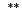 $\;^{**}$